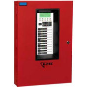 Edwards Signaling, FX-5RD, Panneaux de commande d’alarme incendie conventionnels, 3 zones, 120V, rouge avec numéroteur
