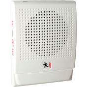 Edwards Signaling, G4SVWF, Wall Speaker, Strobe 25 V, White, Marked Fire