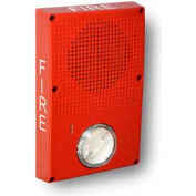 Edwards Signaling, WG4RF-SVMHC, Outdoor Speaker Strobe, Red, Fire, Ho Cd