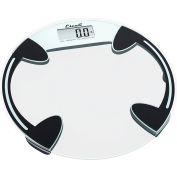 Escali B180RC verre Digital Platform pèse-personne, 400lb x 0,2 lb / 180 kg x 0,1 kg, Clear