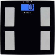 Escali USHM180G numérique Health Monitor pèse-personne, 400lb x 0,2 lb / 180 kg x 0,1 kg, verre