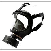 EDI-USA Masque à gaz facial complet pour les opérations industrielles et tactiques, système de suspension réglable