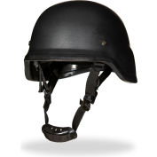 EDI-USA PASGT Style Ballistic Helmet, Level III-A Ballistic Resistance, Large , Black