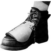 Ellwood Safety Metatarsal Guards (No Laces), Spring Fastener, Aluminum Alloy, 12"L, 1 Pair
