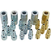 Exelair™ EX0320MKIT, Coupler and plug Kit, Industrial M Style, 20 Pieces