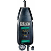 Extech 461891 Tachymètre à contact de haute précision, numérique, tr/min, ft/min, m/min