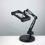 Electrix 7452 3-Diopter Wide View Illuminated Magnifier W/Weighed Base, 30" Reach, 120V, 13x2W