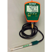 Extech PH220-C Waterproof Palm pH Meter W/Temperature, Electrode W/ Cable