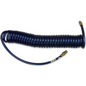 Guardair 14X25B04 1/4" x 25' Recoil Air Hose Polyurethane 100 psi Blue