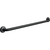 ASI® Snap Flange Grab Bars, 42"W x 1-1/2"D, Stainless Steel, Black