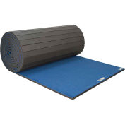 EZ Flex Sport Mat Cheerleading Mat 1-3/8" Thick 6' x 42' Roll Blue 