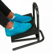 Mind Reader Repose-pieds ergonomique réglable avec poignée, noir