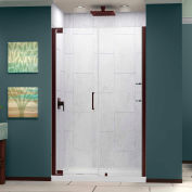 Porte de douche pour le Pivot élégance DreamLine son-4154720-06, Bronze, 54-1/2 à 56-1/2 "x 72"