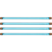 Lampes de remplacement UVC de contrôle de terrain, paquet de 4