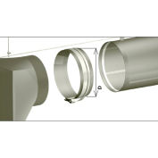 Zip-A-Duct™ 12" Inlet Gray Section