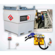 Réservoir de carburant diesel Western Global 250 Gallon FuelCube, kit de pompe 12V et jauge de carburant