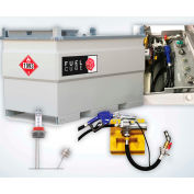 Réservoir de carburant diesel Western Global 500 Gallon FuelCube, kit de pompe 12V et jauge de carburant