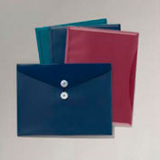 ViewFront Poly enveloppe avec poche, assortiment de couleurs, format lettre, 4/Pack