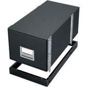 Fellowes 15602 Metal Base, Legal Box, 16-7/8"W x 25-3/8"D x 2-1/2"H, Black