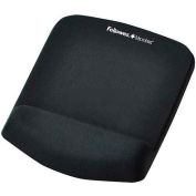Fellowes® 9252001 PlushTouch Mouse Pad/Wrist Rest, Black - Pkg Qty 4
