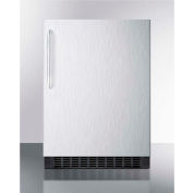 Summit FF64BXCSSTB Undercounter Built In-Freestanding Refrigerator 4.6 Cu. Ft. Stainless Steel