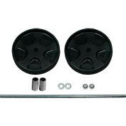 Rubbermaid® 8" Wheel Kit with Axle and Hardware Includes