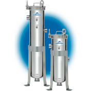 Filtration Group Single-Bag Liquid Filter Vessel, 8-5/8"Dia, 316 Stainless Steel