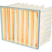 Global Industrial™ 6 Pocket Air Filter W / Fibre de verre, MERV 15, 24"L x 24"H x 18"D, qté par paquet : 4