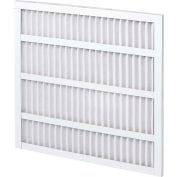 Global Industrial™ Standard Capacity Pleated Air Filter, MERV 8, Self-Supported, 24"Wx24"Hx1"D - Pkg Qty 12