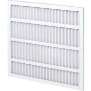 Global Industrial Pleated Air Filter, 24 X 24 X 1", MERV 8, Standard Capacity, Self-Supported - Pkg Qty 12