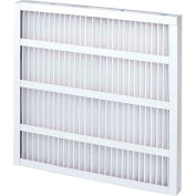 Global Industrial Pleated Air Filter, 20 X 20 X 1", MERV 8, High Capacity, Self-Supported - Pkg Qty 12