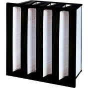 Global Industrial™ Bank Air Filter, MERV 14, 85 % Eff., 24"L x 24"H x 12"D, 4V