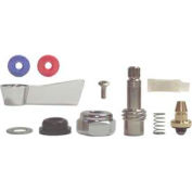 Vérifier la main gauche Fisher 2000-0005, Kit de réparation de souches, Chrome poli