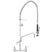 Fisher 52973, 8" centres dosseret prérinçage W/14" ajoute le robinet, en acier inoxydable