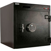FireKing Drop Drawer Safe B2020WDIC-SR2 20-1/4"W x 20"D x 20-1/2"H Electronic Lock 4.29 Cu. Ft Black