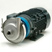 Inox pompe centrifuge - 3" roue à aubes, 1/3HP, moteur TEFC 1Ph