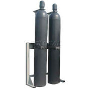 Floor/Truck Stand w/Locking Ring System, 27-3/4"W x 10-1/2"D x 41"H, 2 Cylinder Capacity