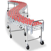 NestaFlex® 22618008N Flexible Conveyor - Poly Skate Wheels - Nylon Bushings 226 Lb. per ft.