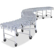 NestaFlex® 37618024PAL extensible souple convoyeur - Poly Skate roues - 376 lb/pi.