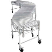 NestaFlex® RLS24024S002 Flexible Roller Conveyor - Steel Rollers 200 Lb./ft. 6'7"L to 24'8"L