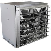 Fantech 42" Standard Duty Wall Mount Cabinet Fan 1WMC42GY, 1-1/2 HP, 230/460V, 3 PH, 17540 CFM
