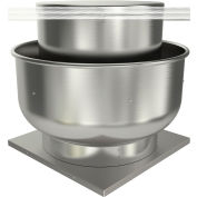 Fantech 10" Roof Ventilator Belt Drive Upblast 5BDU10BB-A, 1/4 HP, 115/230V, 1 PH, 1179 CFM, ODP