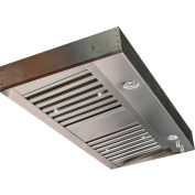 Fantech 42" Stainless Fascia Hood Liner, 2 Hal Bulbs 10" Duct Collar