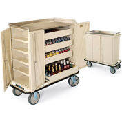 Forbes 4402-BE-BN - Beverage Restock Cart, Stainless Steel