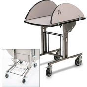 Forbes 4960-WDS - Room-Service de Table, dessus de table ovale