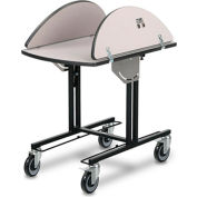 Forbes 4970 - Room-Service de Table, dessus de table ovale