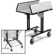 Forbes 4972-WDS - Room-Service de Table, dessus de table rectangulaire