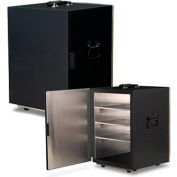 Forbes 6261 - Service de chambre en acier inoxydable de boîtes chaudes, noir