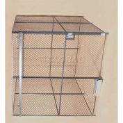 Wov-N-Wire™ Wire Mesh Pre-Designed, 4 Sided Room Kit, 20'W X 15'D X 8'H, W/Slide Door