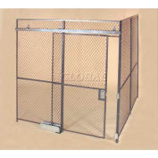 Wov-N-Wire™ Wire Mesh Pre-Designed, 2 Sided Room Kit, 30'W X 20'D X 8'H, W/Slide Door